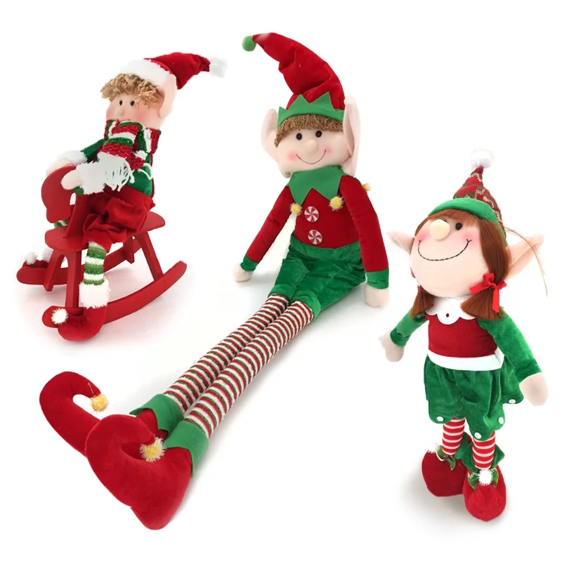 Keel Toys Girl Elf For The Shelf Plush Dolls,Soft Toy Christmas Figure ...