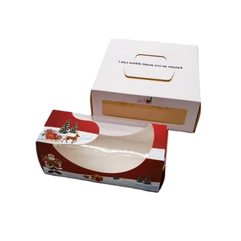Mousse cake puffs dessert food packaging boxes