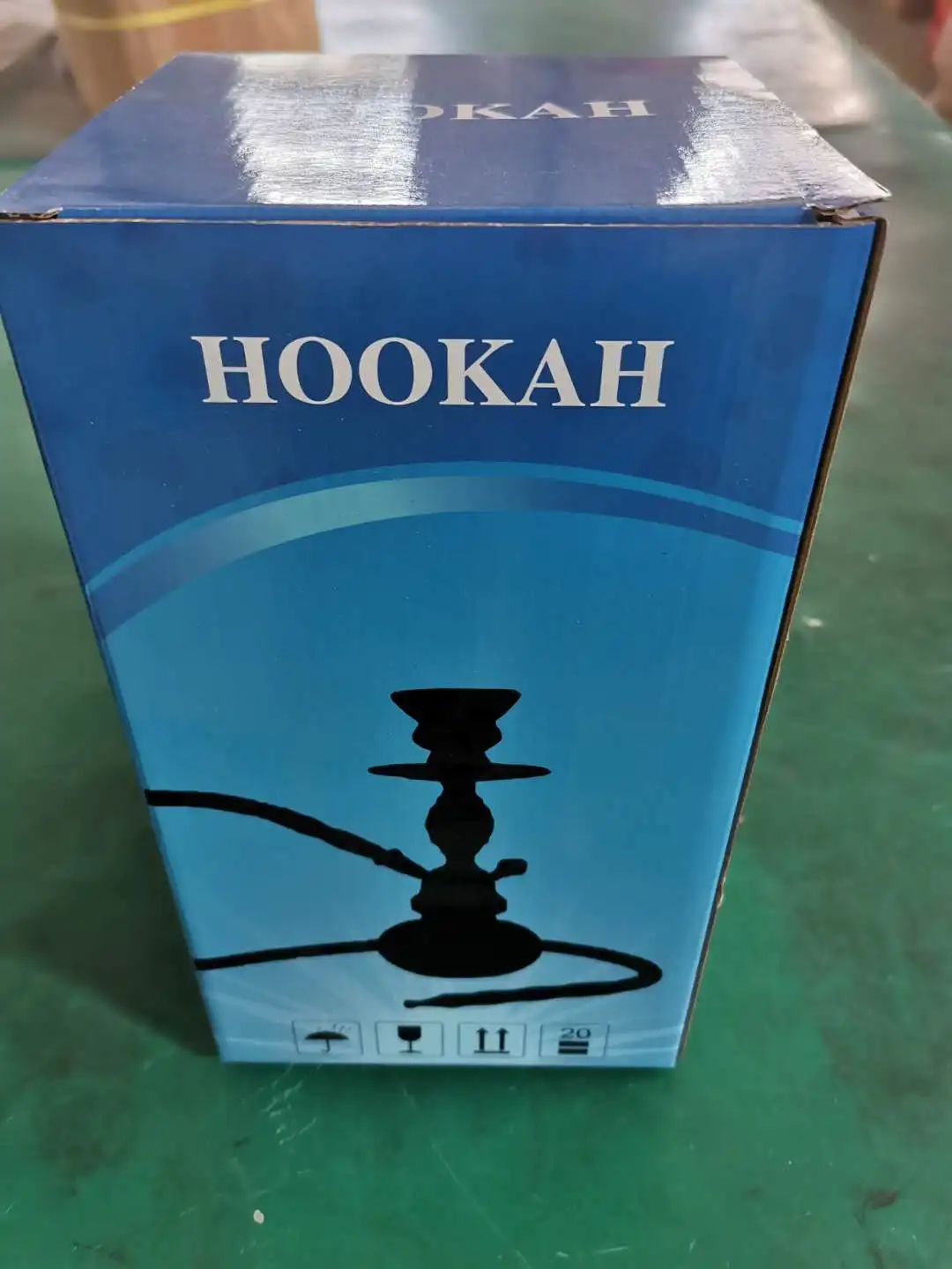 Best Design Shisha Hookah Accessories 59cm Stainless Steel Glass Hookah