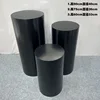 Set grande da 3 pezzi nero liscio