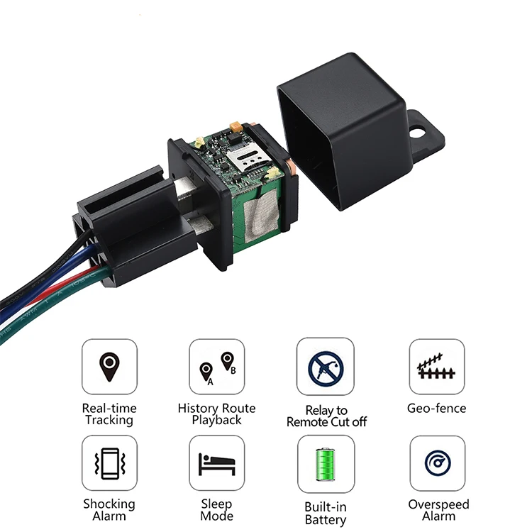 Hot Selling Lk720 Relay Gps Tracking Device With Engine Oil Cut Off Real Time Mini Car Tracker