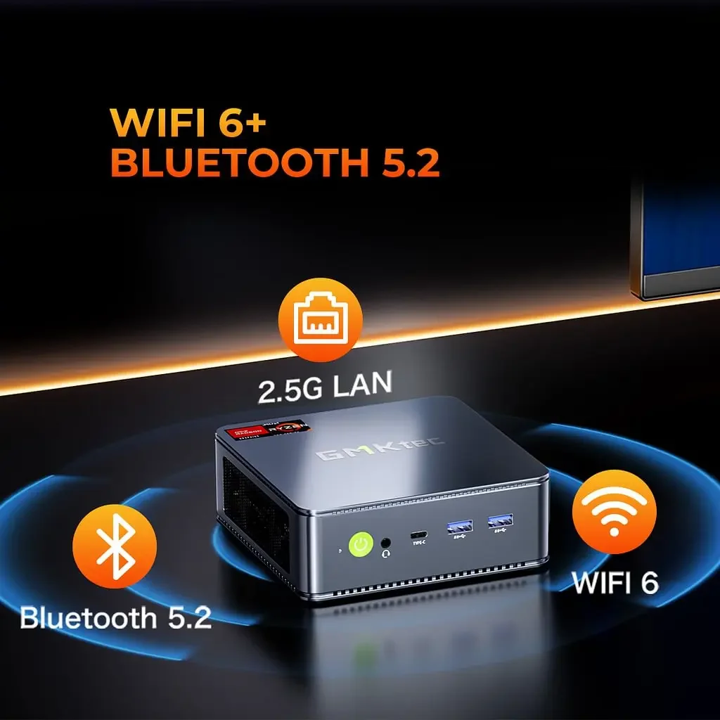 Gmktec Nucbox Mini PC Gamer K6 M6 - AMD Ryzen 7 Power
