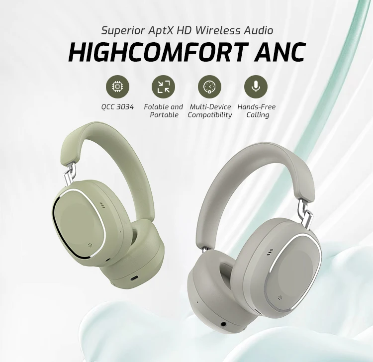 New Arrival Over-ear Headphones Waterproof Office Bluetooth Headset ...