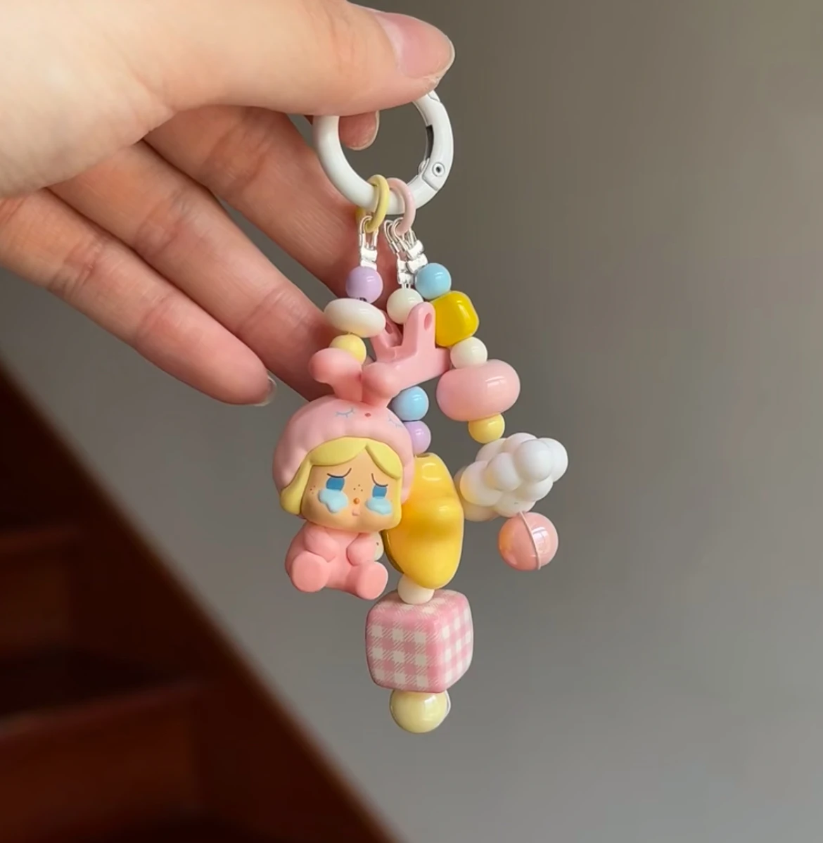 Crybaby Original Keychain Labu Yoga Phone Chain Phone Charm Bag