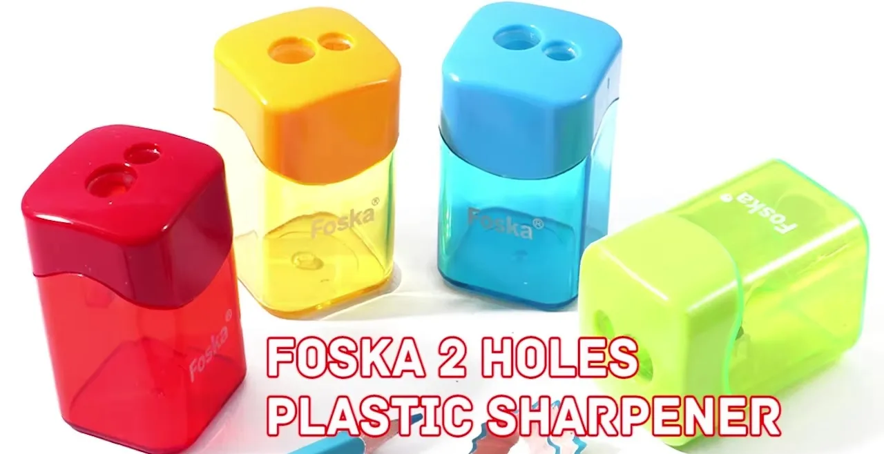 Temperamatite 4 In 1 – Portatile Con Doppio Foro E Contenitore – Colori Multicolore Per Scuola E Ufficio
