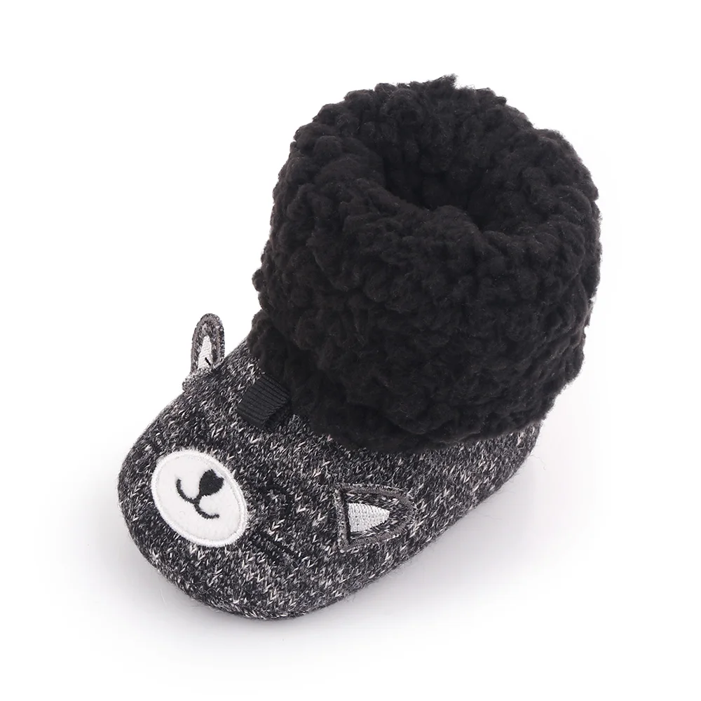 New Baby Cute Warm Cotton Boots Baby Boots Indoor Cartoon Soft Soled Toddler Shoes supplier