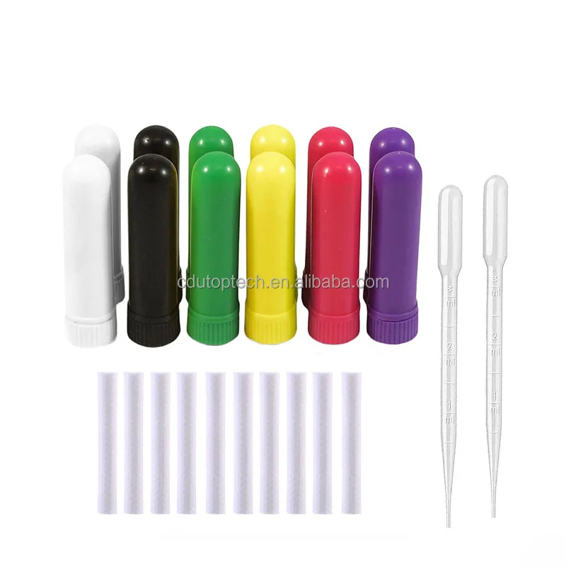 Wholesale Refillable Black Nasal Inhalers for Aromatherapy