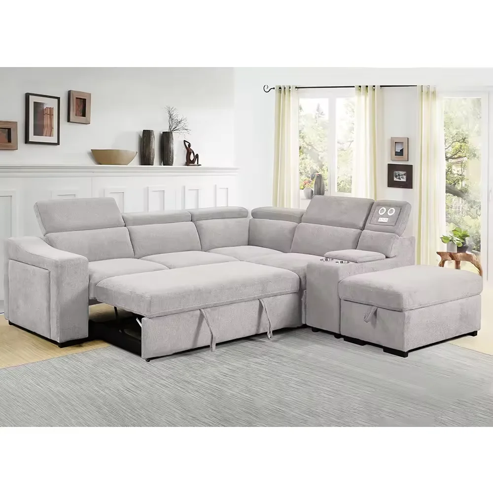 Hot Selling Factory Direct Supply Low Price Sofa Set Dark Grey Color