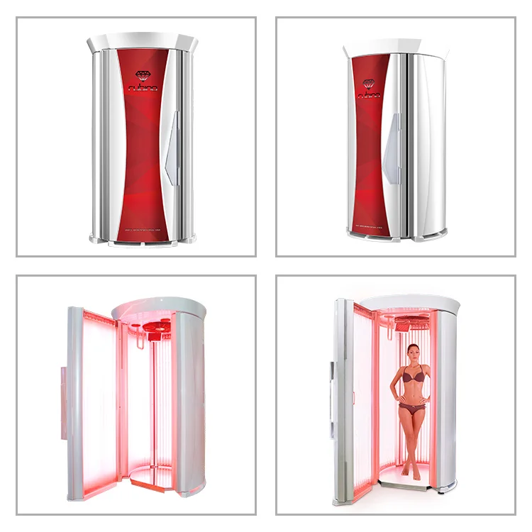 Cosmedico Rubino Collarium Solarium F10r Whole Body Vertical Tanning