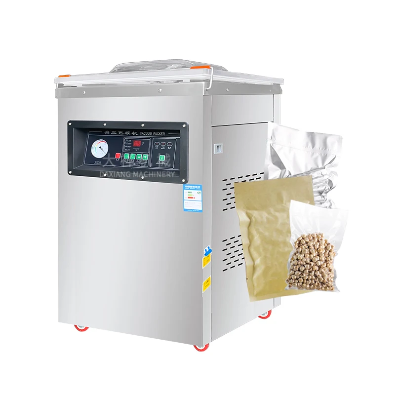 DZ-500-2D Automatic Corn Packing Corn Food Vacuum Packaging Table Type Grain Packaging Machine