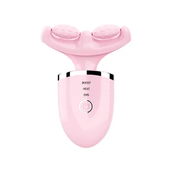 Perfect EMS Thermal Neck Lifting Electric Microcurrent Wrinkle Remover LED Photon Face Beauty Device for Woman