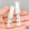 Clear bottle with transparent pump