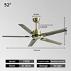 52INCH-Antique bronze