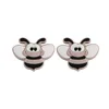 Perle focale Abeilles Rose Marron SA145