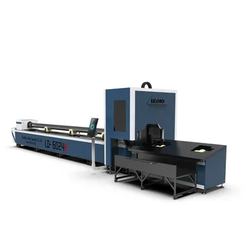 High Precision  Laser Cutting Machine 3KW Stainless Metal Pipe Cutting Machine for Metal Tube Cypcut Control System