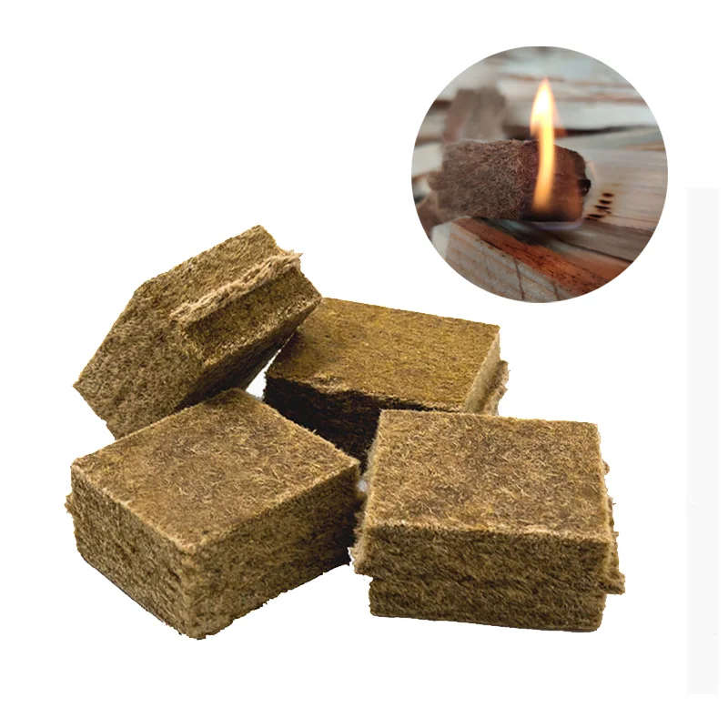 Burning Time 10minutes Wood And Wax Fire Starter Cubes Buy Wood And