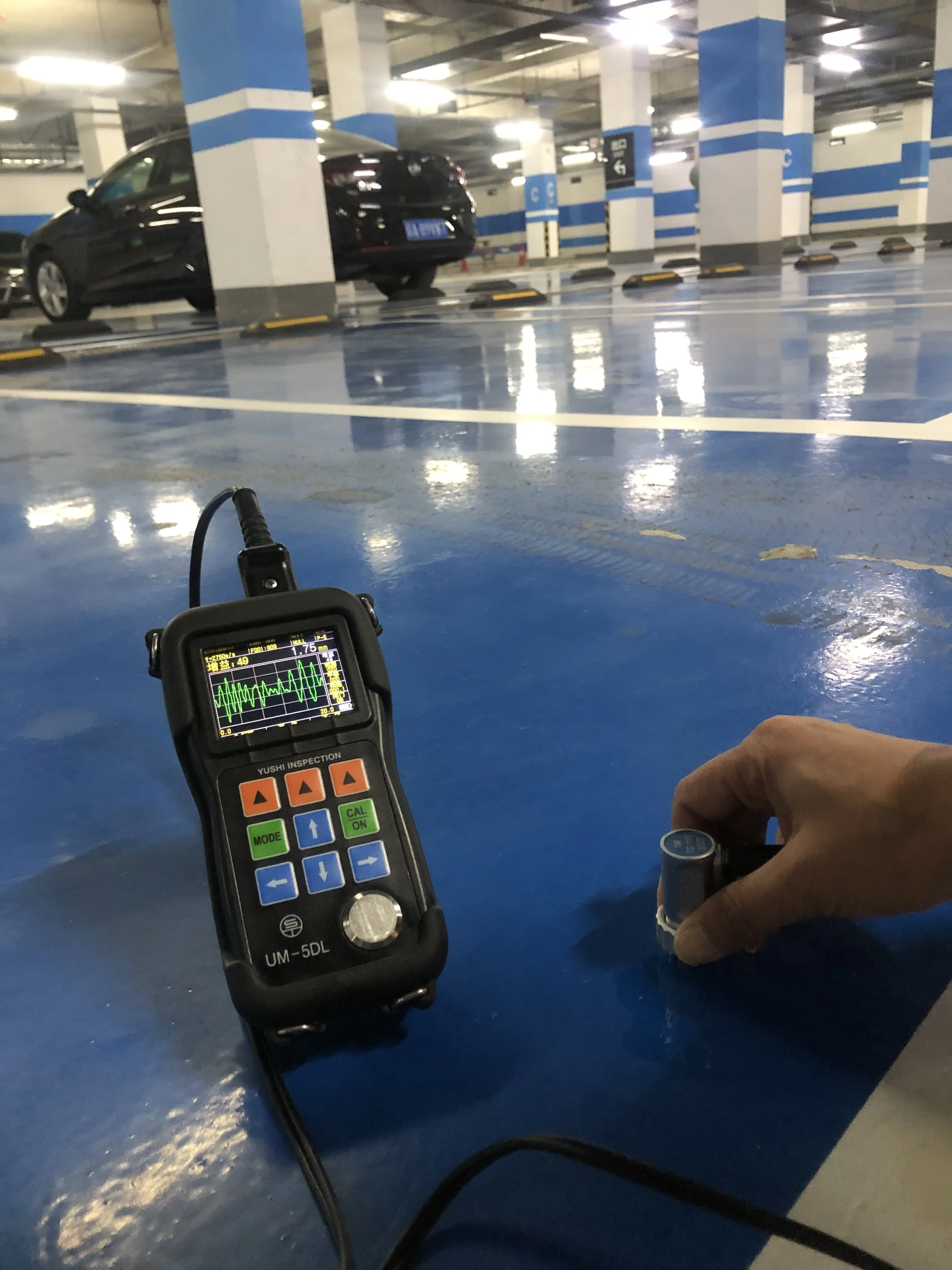 玉石便携式超声波测厚仪um-5系列0.