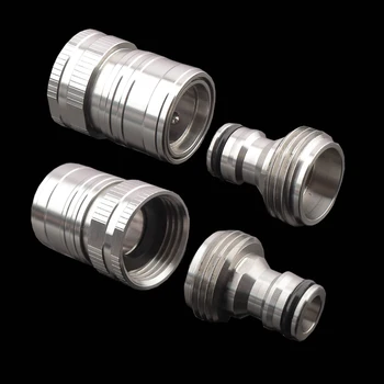 Stainless Steel high pressure fittings brass connector couplings for water coupler garden hose metal pipe supports quick connect