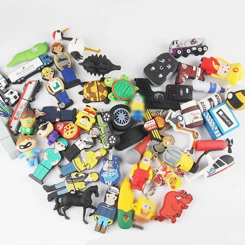 Factory Custom Personalized Pendrive Pvc USB Stick 2.0 Adata Preloaded Music File USB Flash Drive