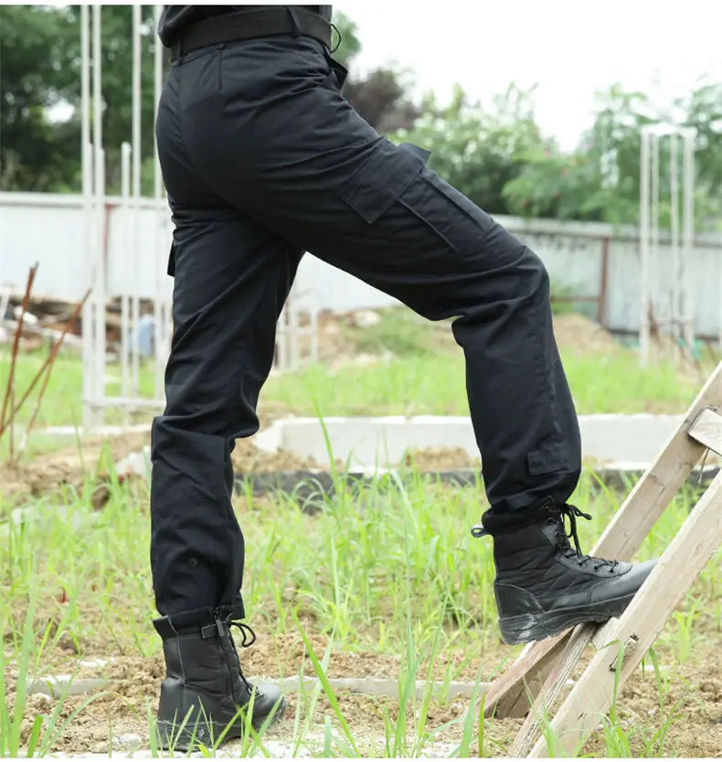Black Security Pants Security Uniforms And Equipment Custom Logo Long