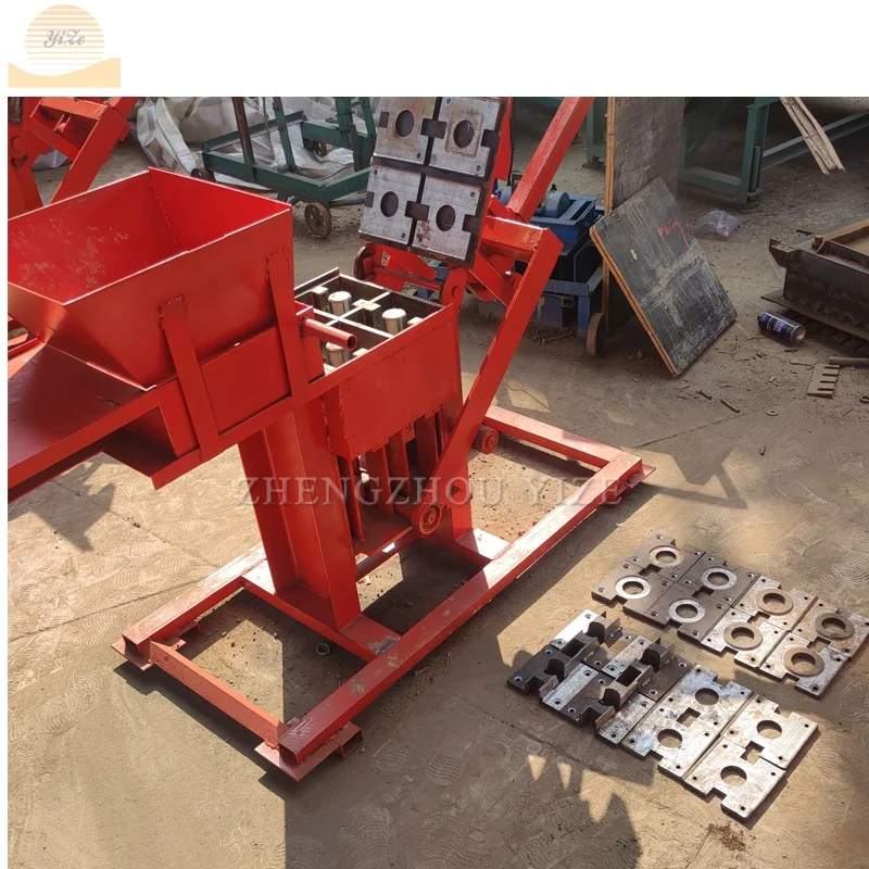 Mini Interlocking Clay Brick Making Machine Manual Brick Press for Sale
