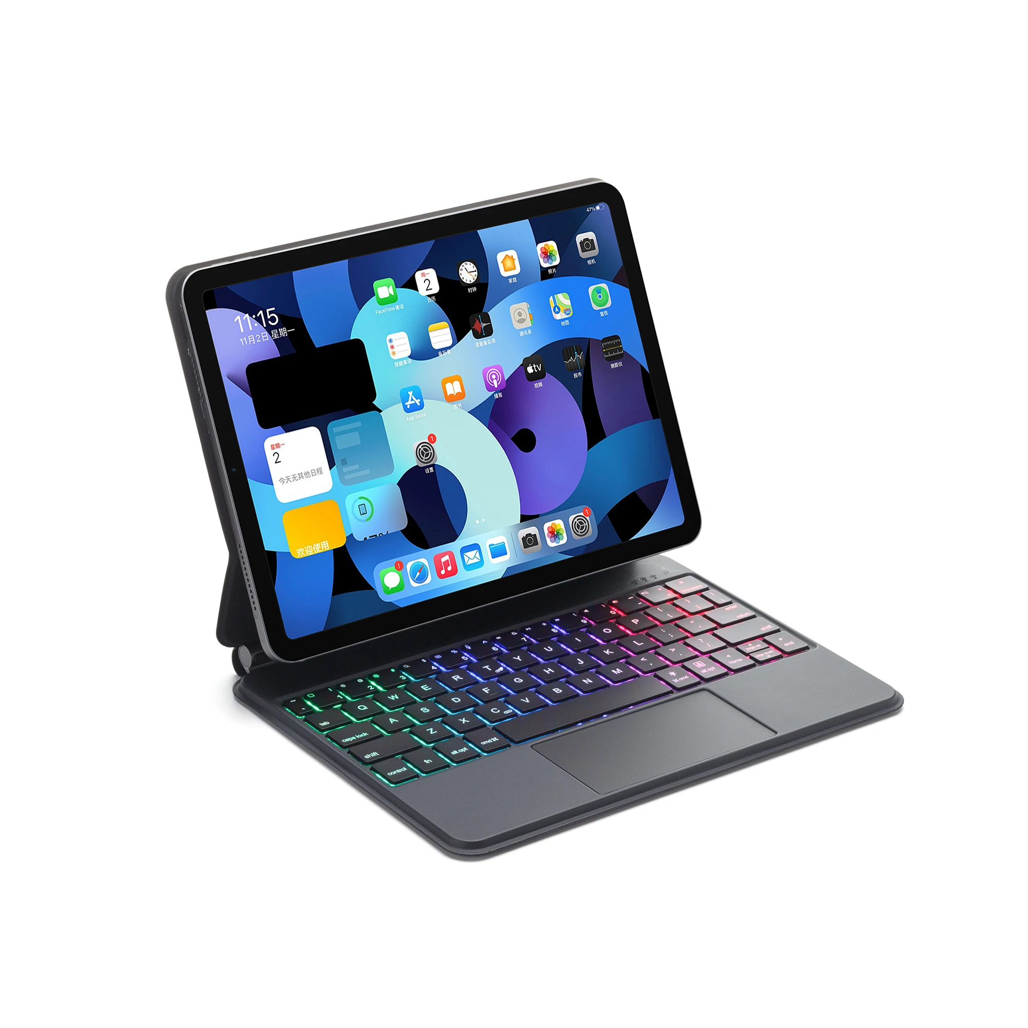 For A16 M3 Magic Keyboard for Ipad Pro 10.9 M2 2025 for Ipad Pro 11 2025 10th Ipad Air 5 Air 4 Keyboard Folio Tablet Scissor