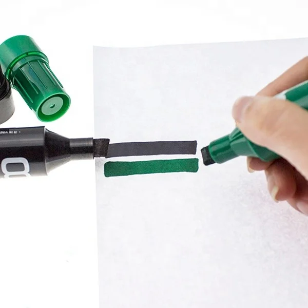 Customized Logo Multi-color Big Size Fiber Tip Permanent Markers, Jumbo Permanent Marker Pens
