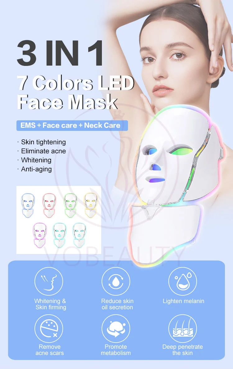 2024 Dropshipping Led Facial Mask Light Therapy Skin Rejuvenation 7