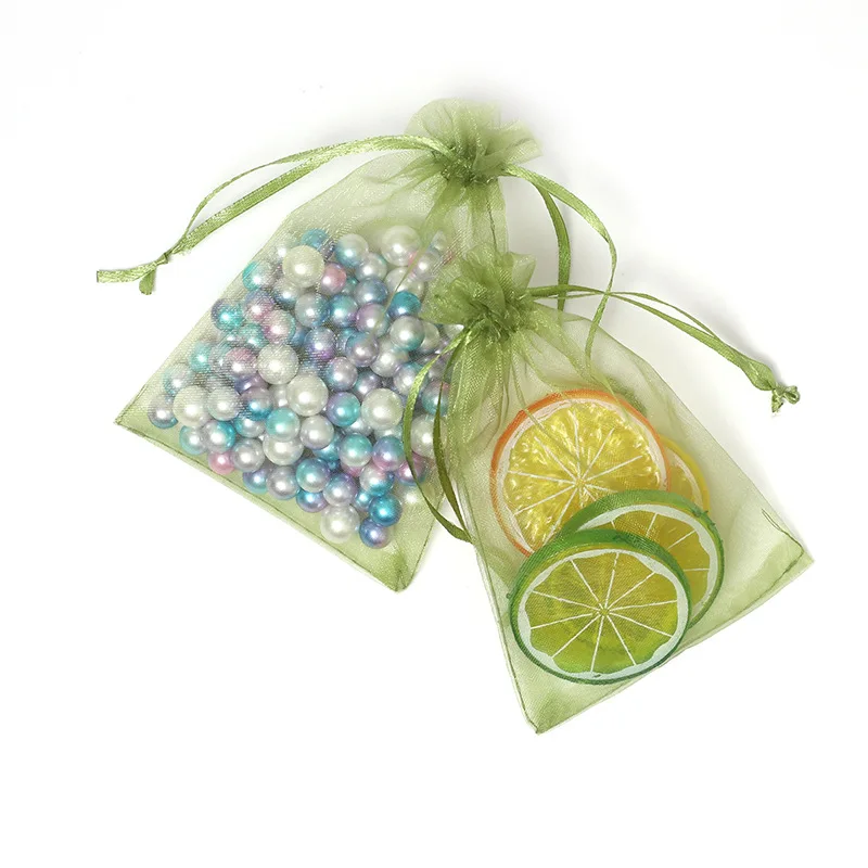 Индивидуальная подарочная упаковочная сумка с логотипом однотонная карманная Сумка из органзы для ювелирных изделий косметический подарок Жемчужной