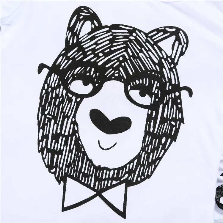 Различные дизайн печати мягкий от 1 до 4 лет комплект одежды Осень Одежда для маленьких мальчиков