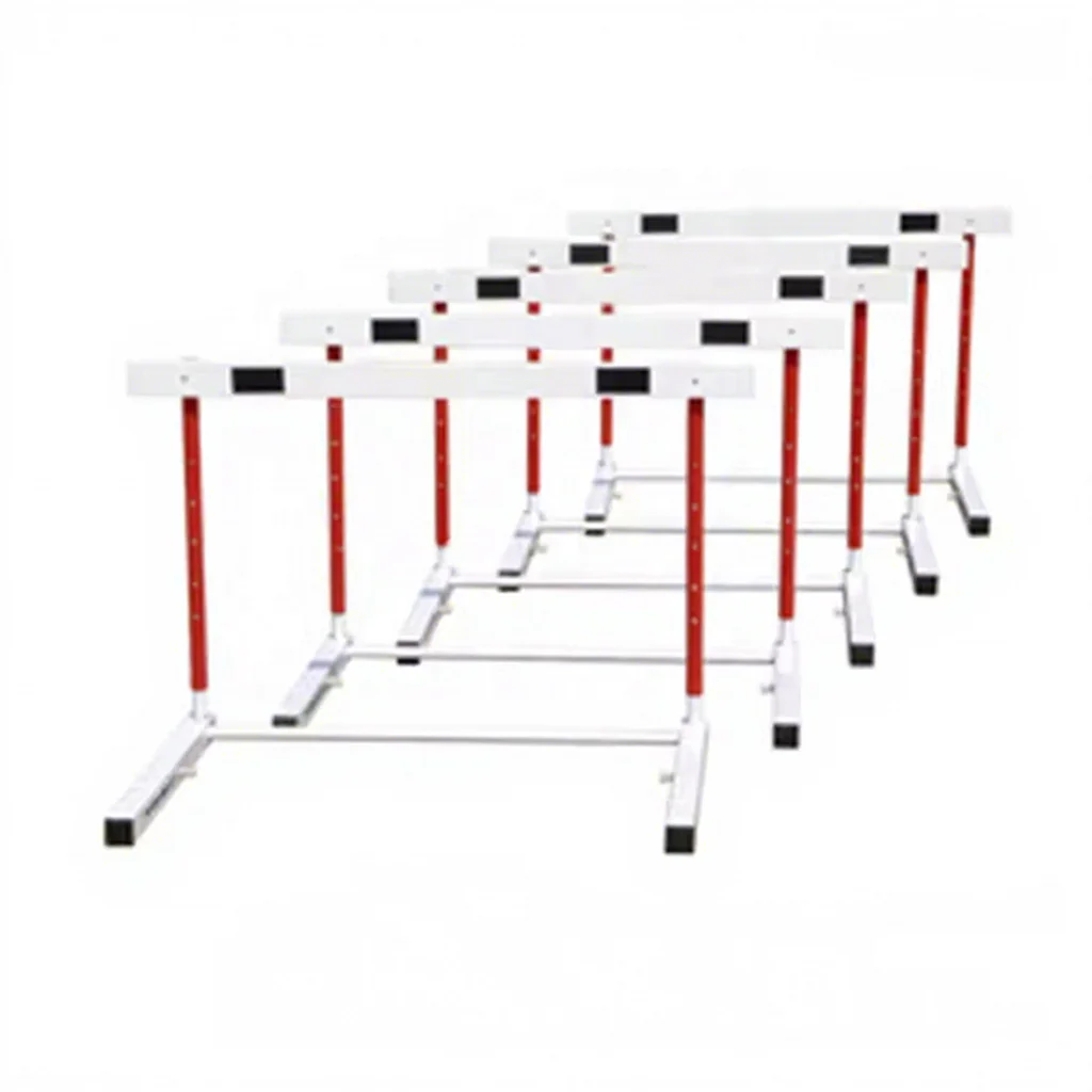 Professional Athletics Hurdles with Crash-Proof Design, 304 Stainless Steel Joints & 5000+ Cycle Tested