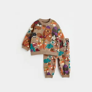 Autumn New Style Boy Sweatshirt Long Sleeve Suit Casual Comfortable Toddler Boys Clothing Sets