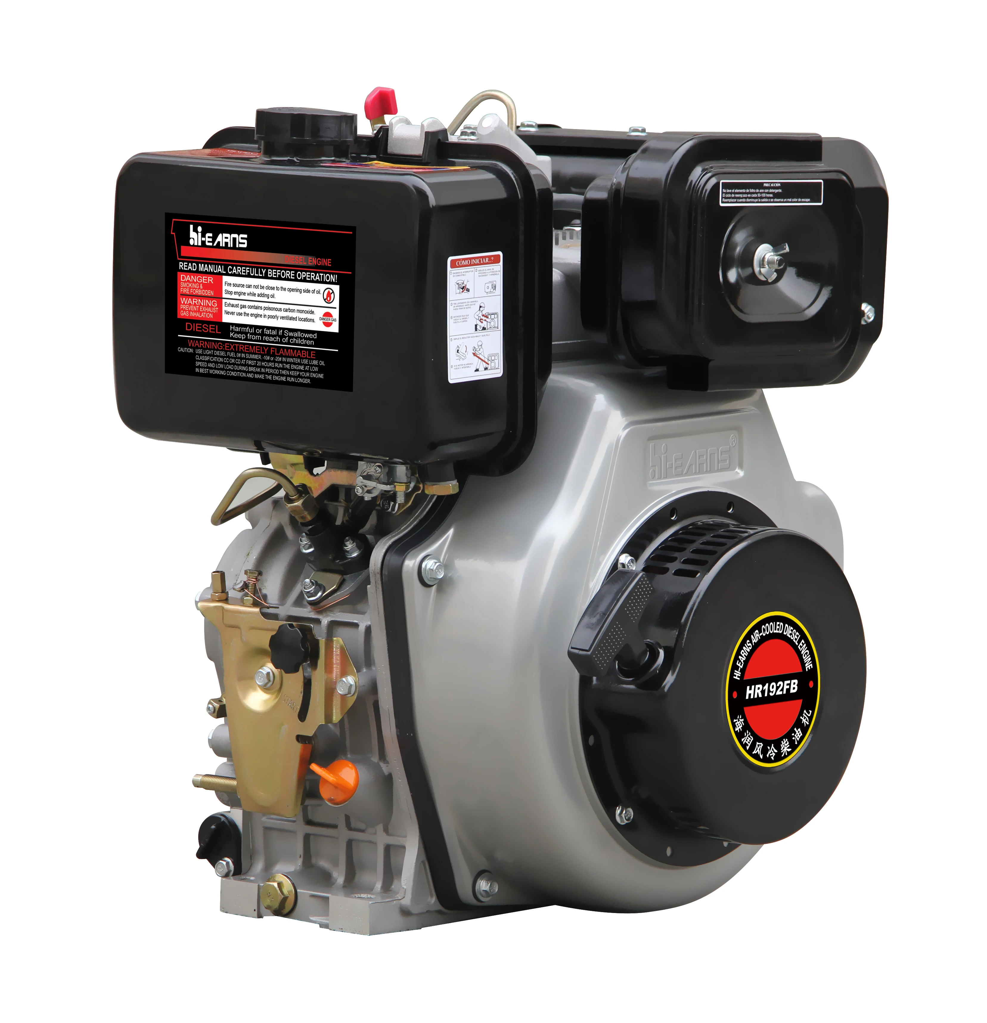 Hiearns 13hp Diesel Small Engine 192 Single Cylinder Diesel Engine For ...