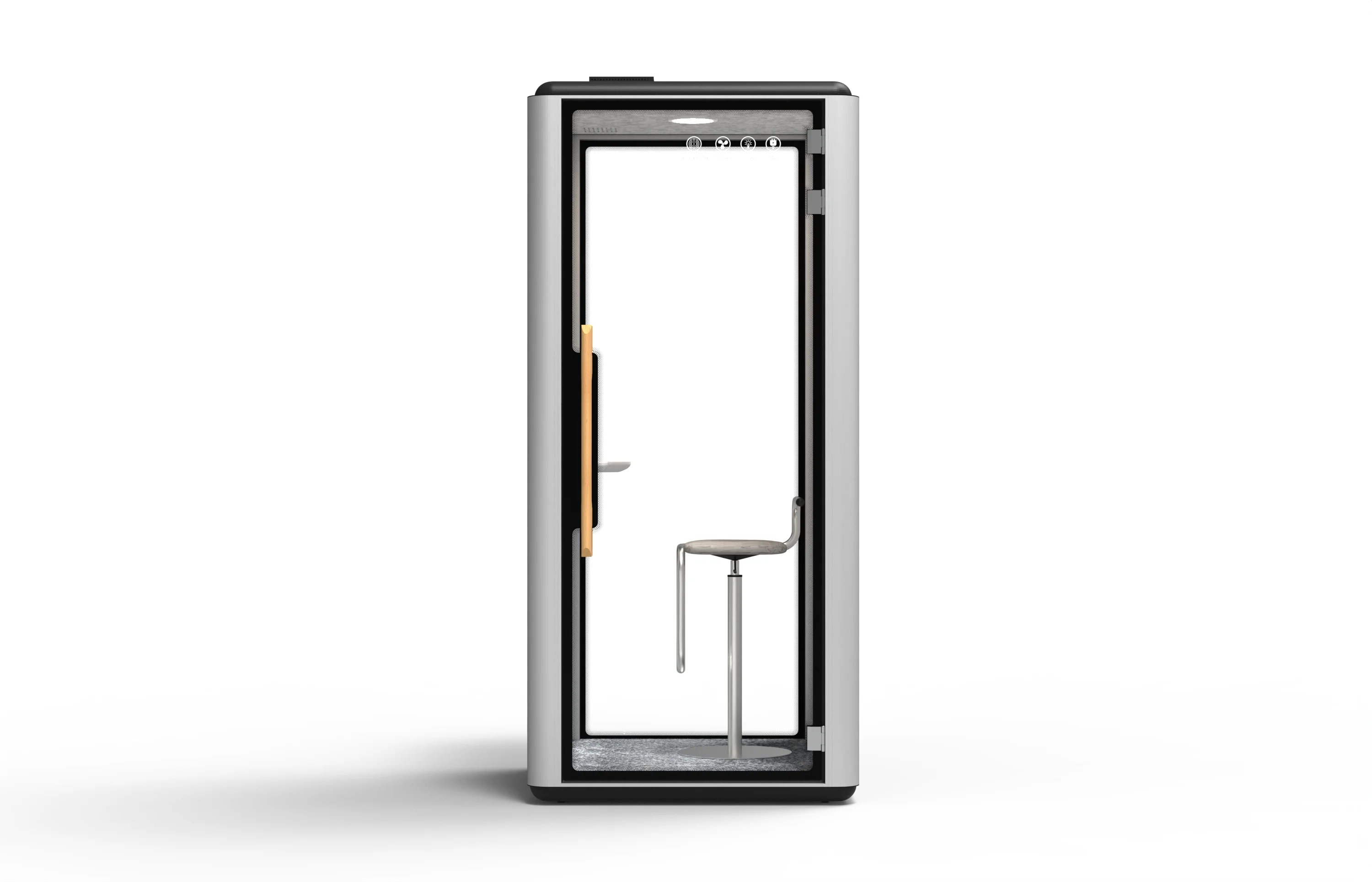 2025 Factory Wholesale Modern Luxury Leisure Booth Small Medium Large Private Pods Aluminum Alloy Soundproof And Movable 14