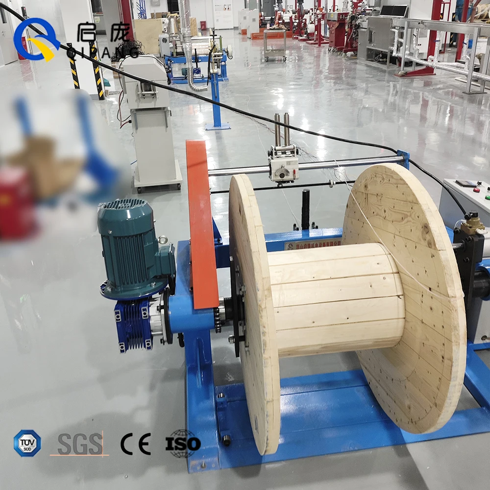 Qipang Reel 630 mm Accumulator800mm Bobbin Copper Wire Reel to Reel Rewinding Cable Pay off Machine