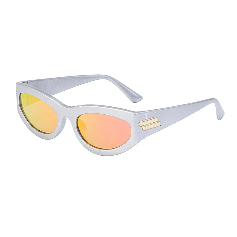 Punk Sports Y2k Mirror Sun Glasses Vintage Luxury Designer  display picture 2
