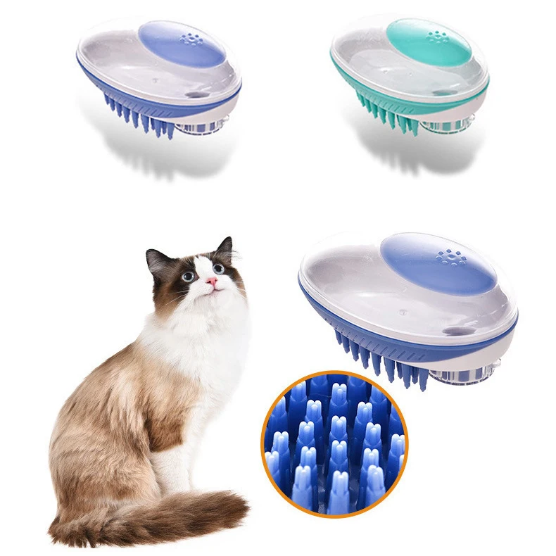Wholesale Pet Bath Brush Tpr Dog Scrub Pet Grooming Brush Cat Massage Self Cleaning Brush Buy