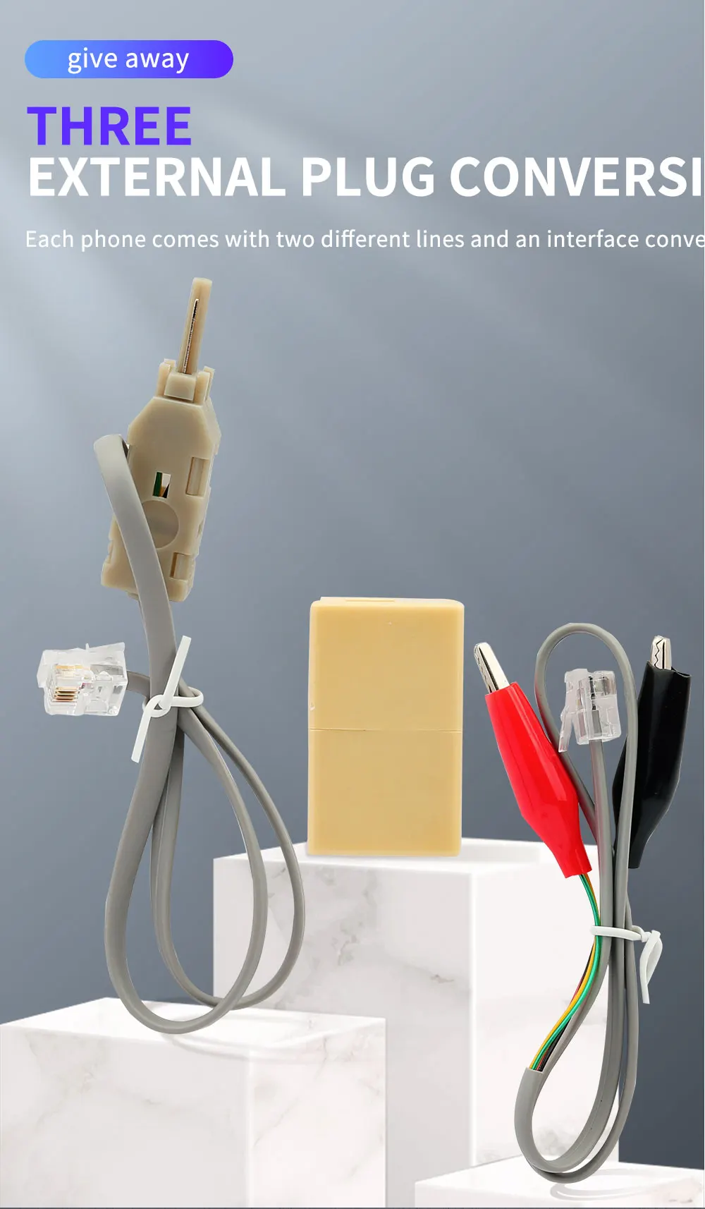 Network Cable Tester C019 - Telephone Line Tester & Wire Tracker for ...