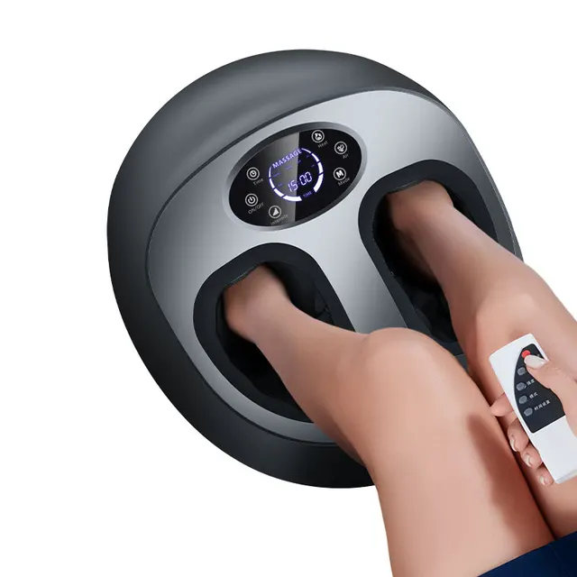 Shiatsu Foot Massager with Vibration Air Compression Heating Roller for Leg Calf Massage
