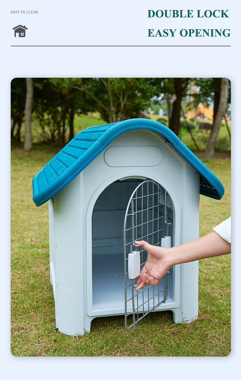 Luxury Pet Series Outdoor Usage Large Size Removable Rainproof Plastic