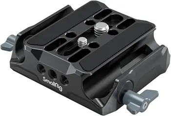 SmallRig Universal LWS Baseplate Compatible with DSLR and Mirrorless Camera Cages, Comes with Dual 15mm Rod Clamp - 3357 detail image