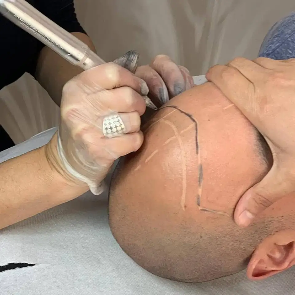 Permanent Makeup Pigment Kit for Hair Scalp Micropigmentation Head Tattoo Ink Set