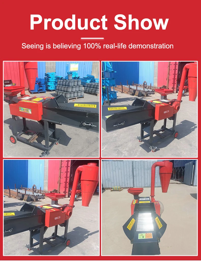 Best Service Gasoline Chaff Cutter for Farm Animal Feed