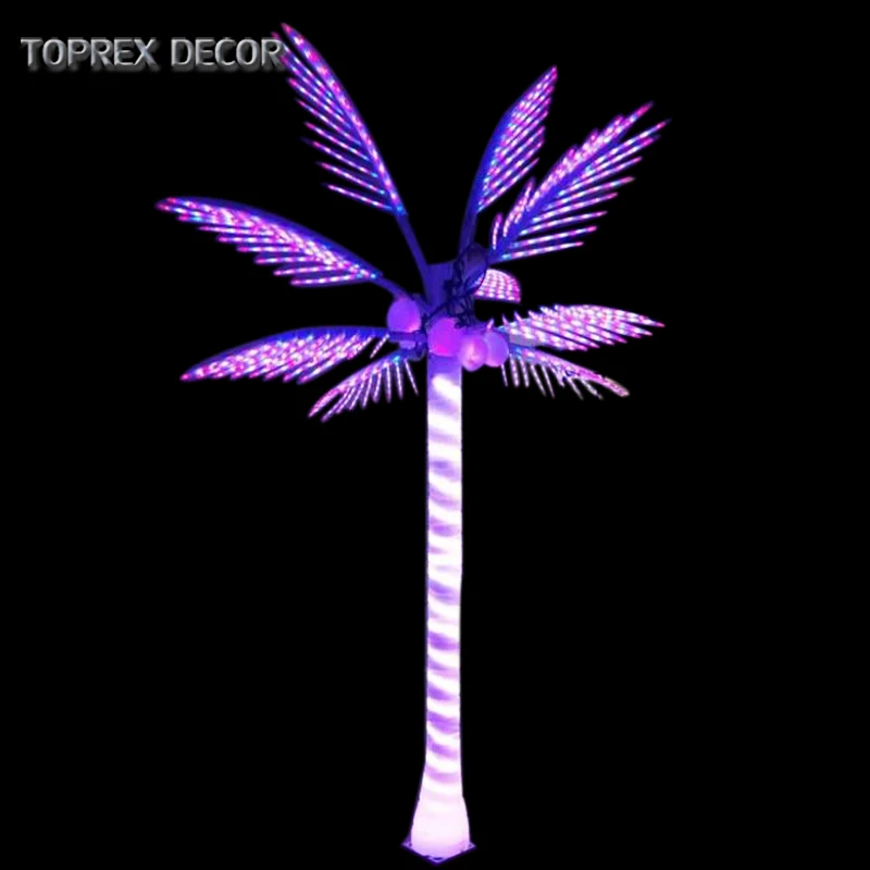 Coconut Palm Tree Fairy Garden LED Lights Artificial Outdoor Christmas Decoration with IP65 & IP44 Ratings