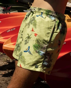 MLY Mens Swimwear Men Swim Boxer Pant Beach Shorts Trunks Tropical Men's Swimwear