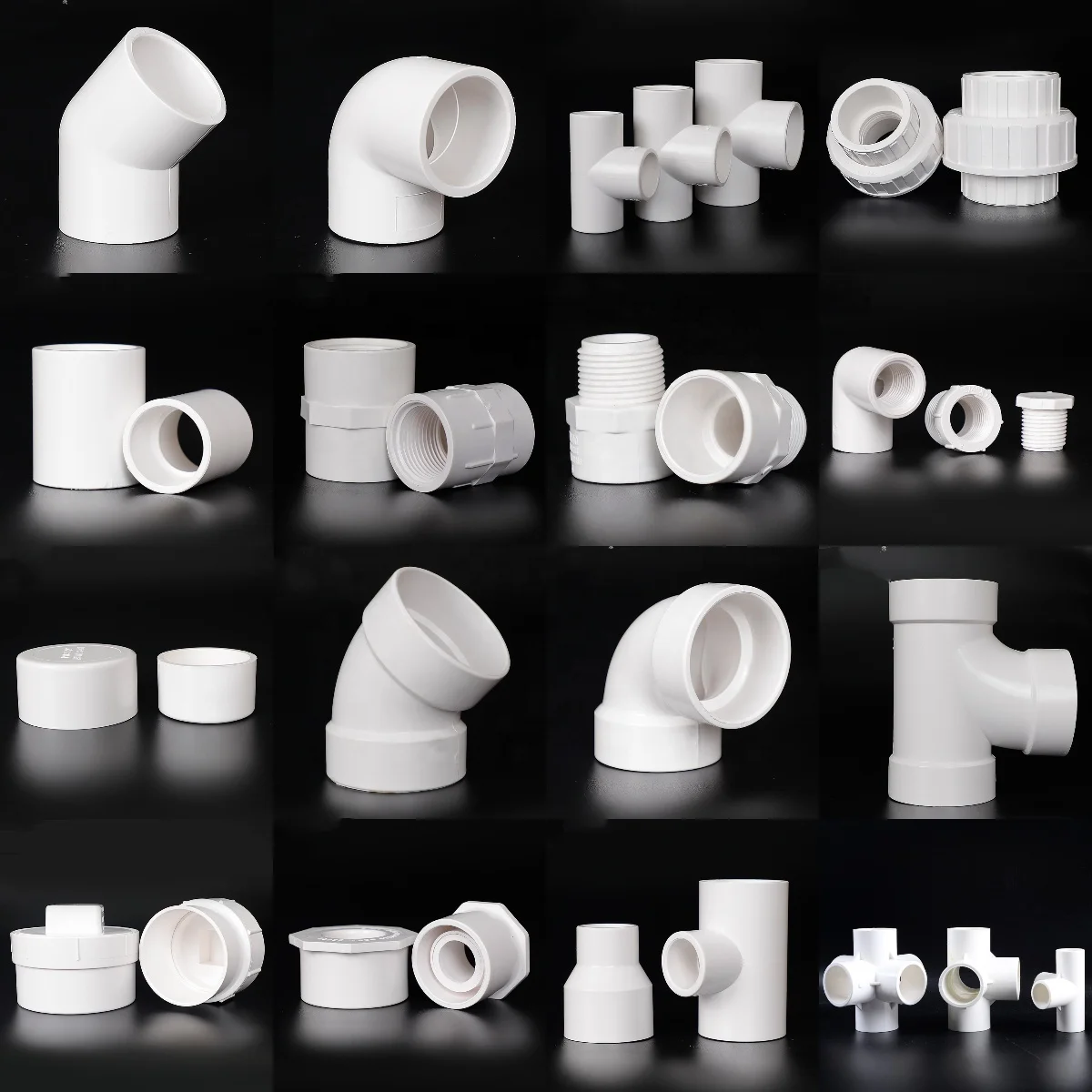 PVC UPVC CPVC PPH Pipe Fittings Connector Male Female Adapter Joint Bushing Coupling