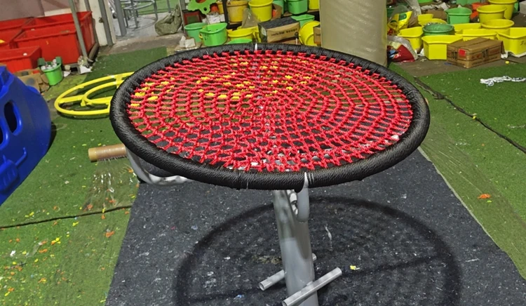 High-quality Colorful Children's Plastic Swivel Chair Outdoor Playground Equipment Mini Carousel