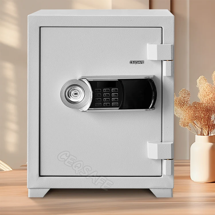 CEQSAFE Fireproof Office Home Safe Money Box Metal Fireproof Safe Lock Box with Fireproof Safe