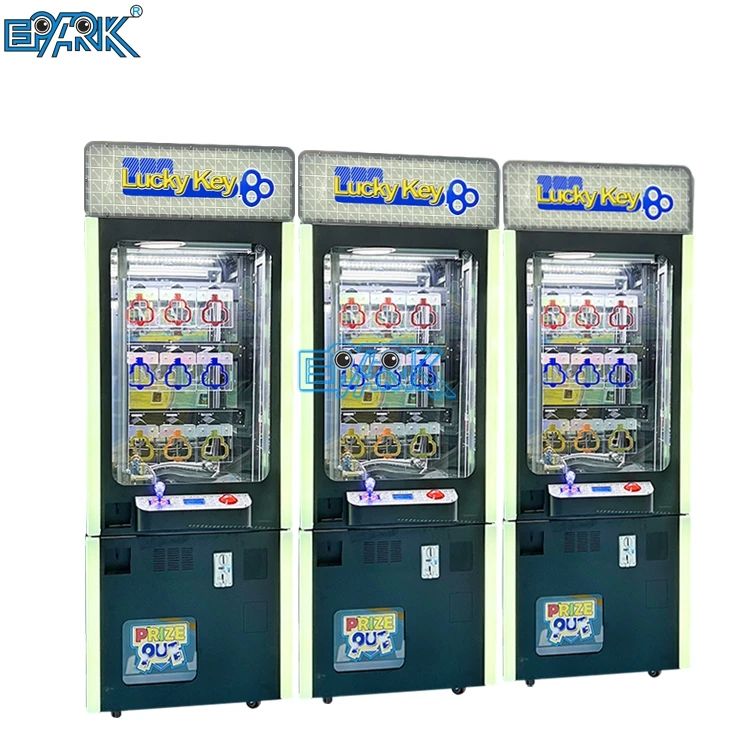 Coin Operated Shoes Vending Machine Golden Key Master Game Machine Mini Prize Vending With 15 Holes for Sale
