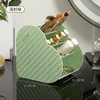 Caja de almacenamiento de cosméticos verde